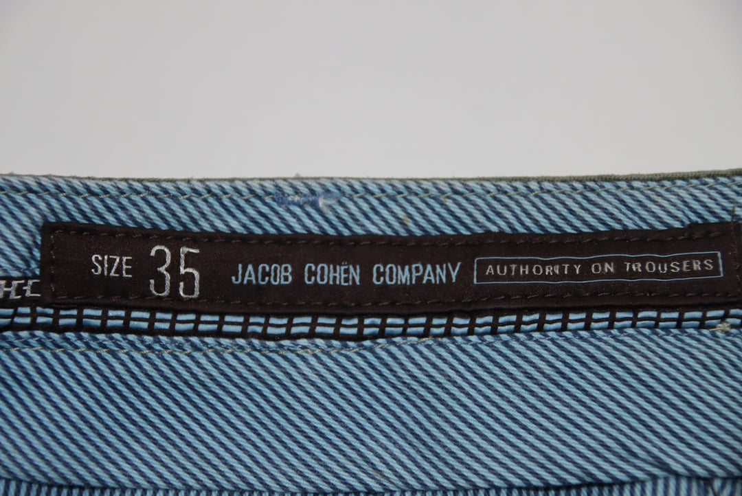 Jacob Cohen Jeans Verde W35 Uomo Deadstock w/Tags