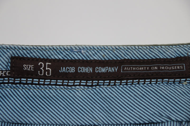Jacob Cohen Jeans Verde W35 Uomo Deadstock w/Tags