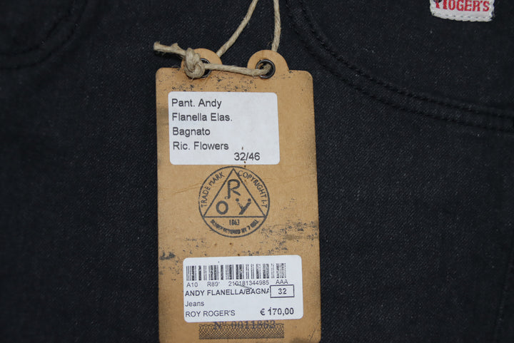 Roy Roger's Jeans Grigio W32 Donna Deadstock w/Tags