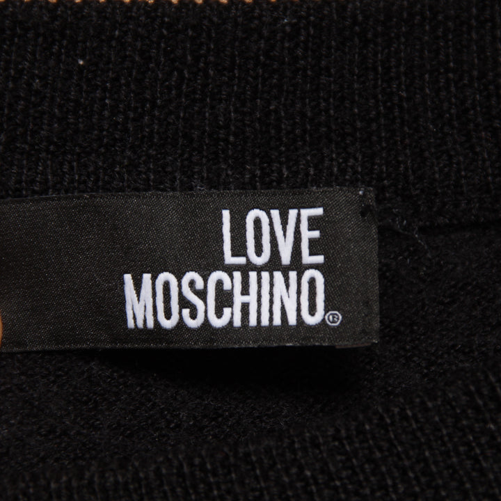 Love Moschino Maglione Nero e Verde Uomo