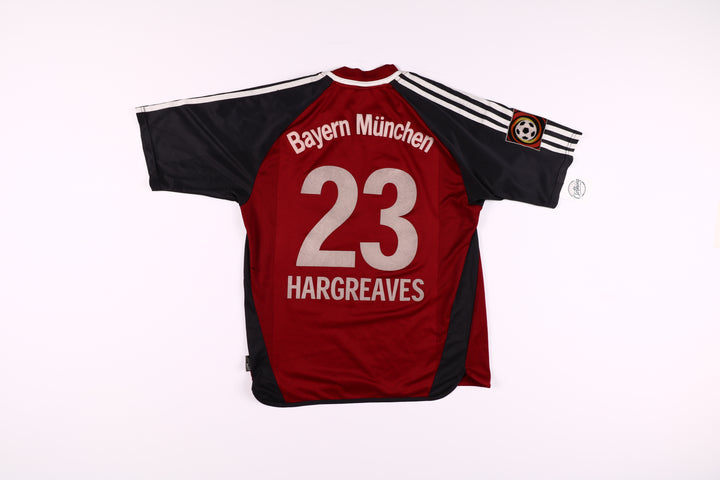 Maglia da calcio Adidas Bayern Munich 2001/2002 Hargreaves 23 Taglia L
