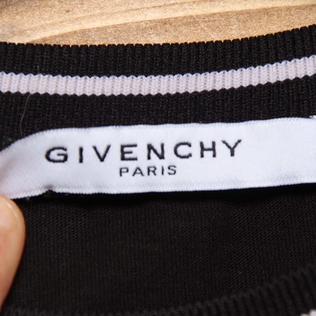 Givenchy T-Shirt Nera e Bianca Taglia L Uomo