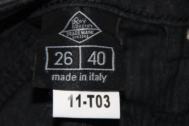Roy Roger's Jeans Grigio W26 Donna Deadstock w/Tags