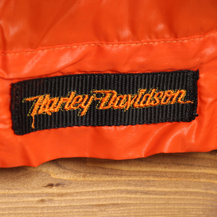 Harley Davidson Giacca Vintage Arancione Taglia L Uomo