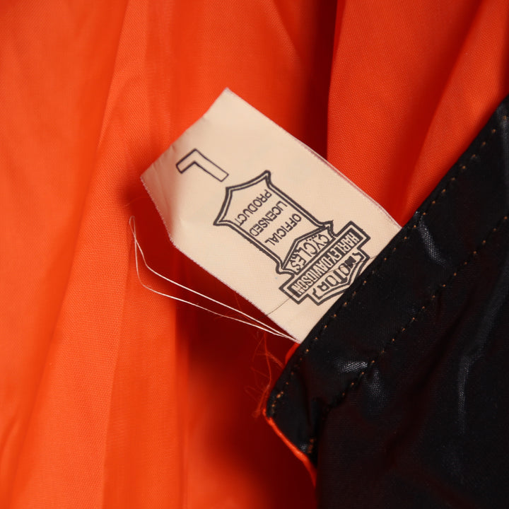 Harley Davidson Giacca Vintage Arancione Taglia L Uomo