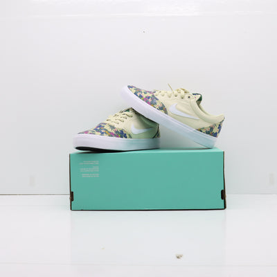 Nike SB Charge Basse Beige a Fiori Eur 37.5 Unisex