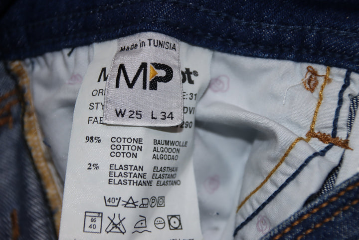Meltin Pot Jeans Denim W25 L34 Donna Deadstock w/Tags