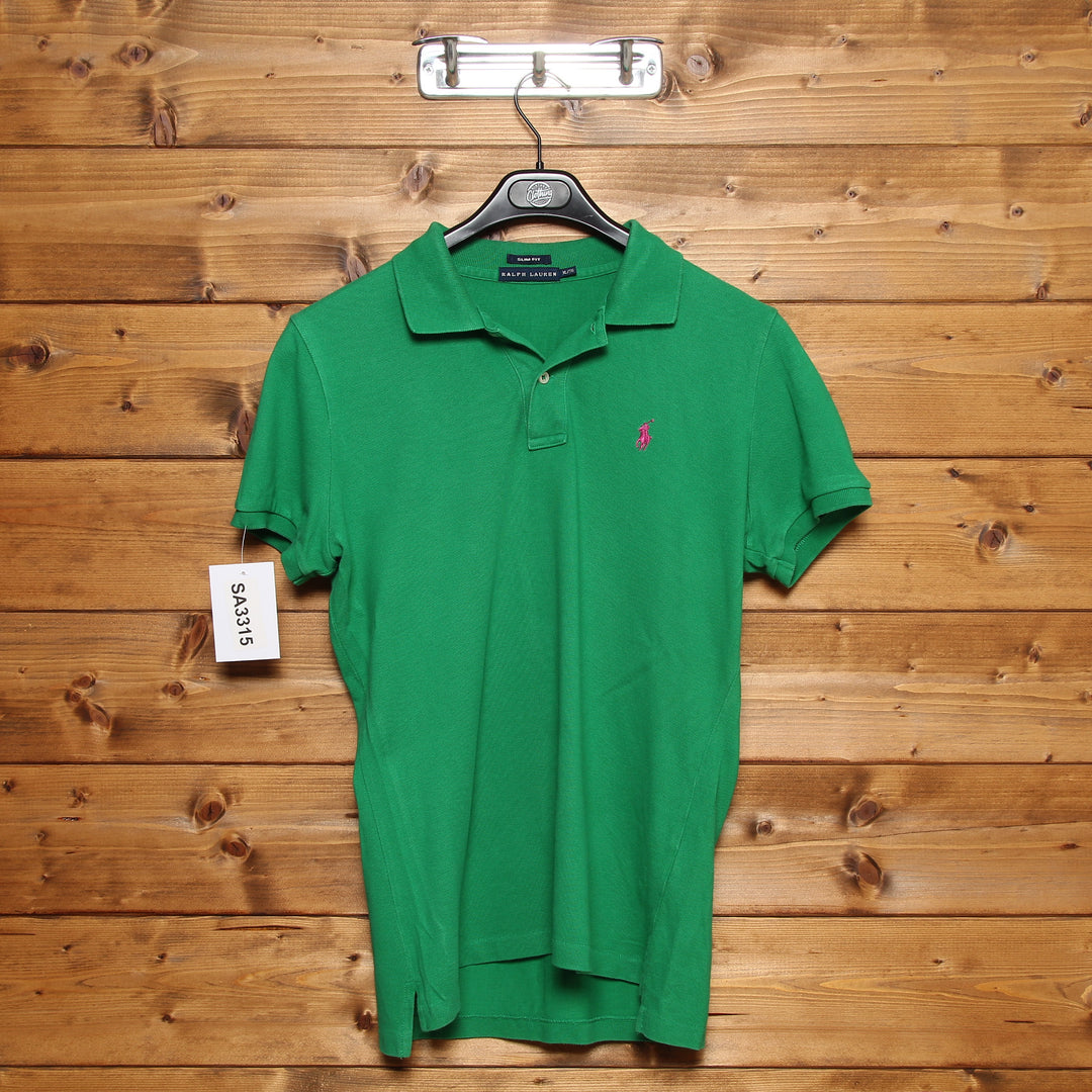 Ralph Lauren Polo Slim Fit Verde Taglia XL Uomo