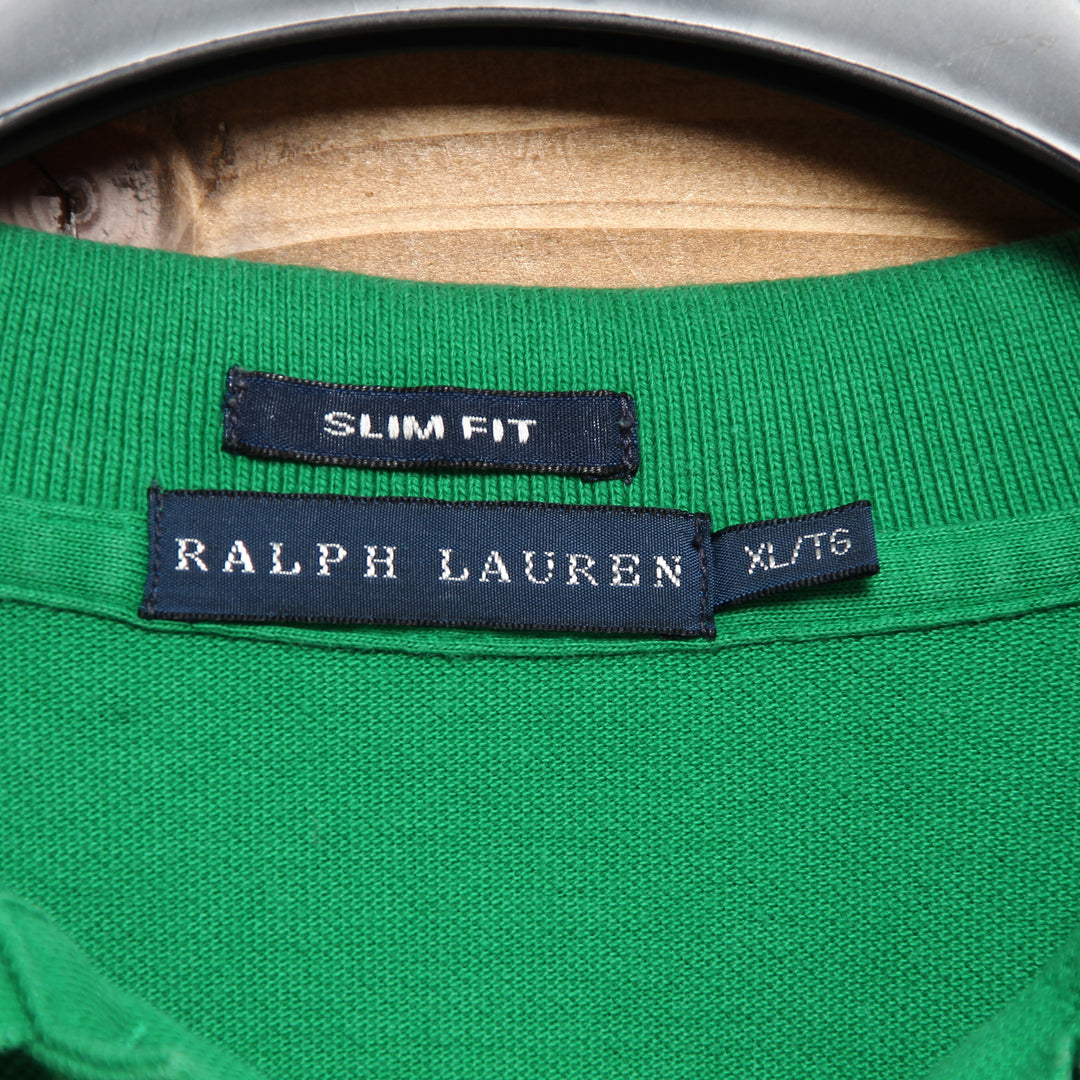 Ralph Lauren Polo Slim Fit Verde Taglia XL Uomo