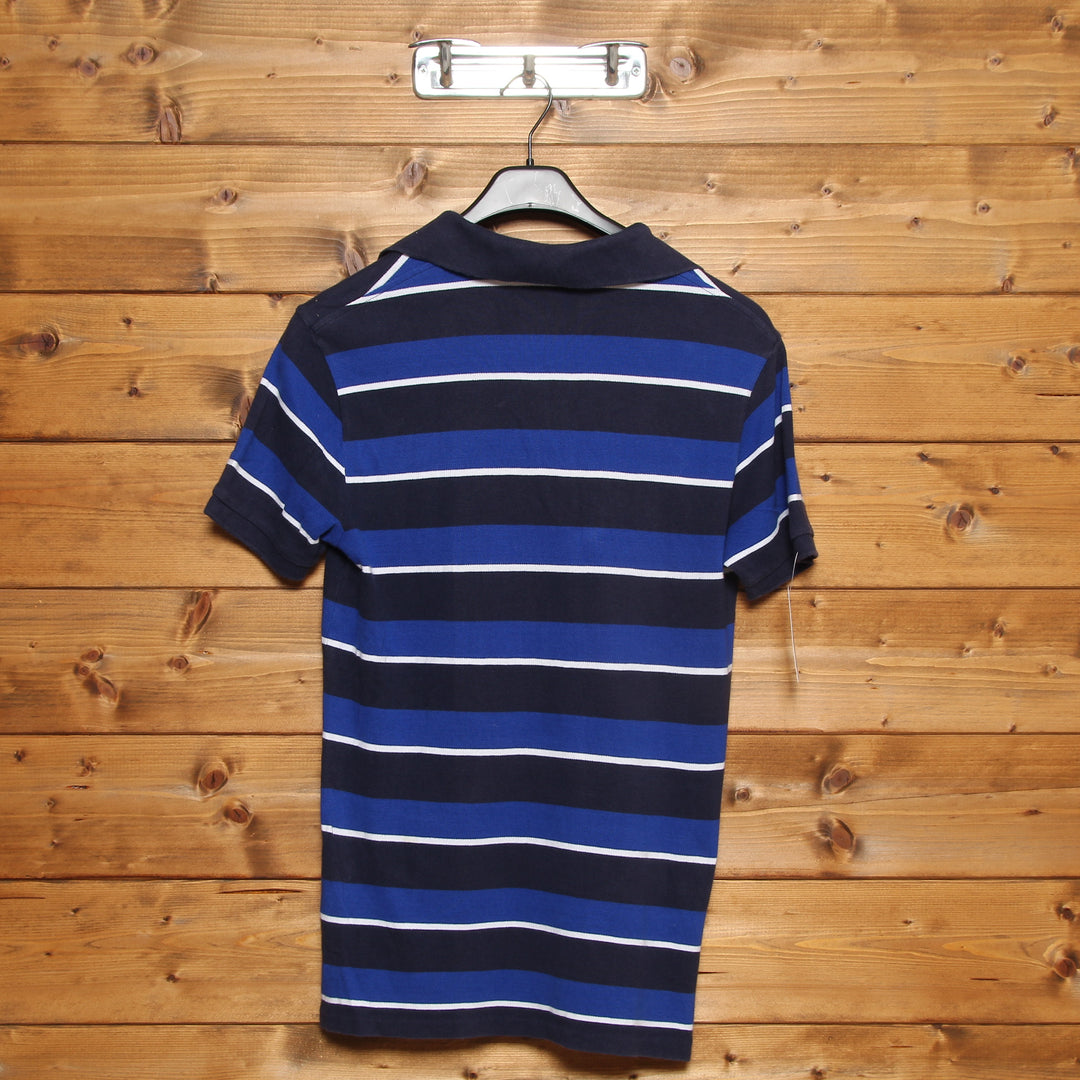 Polo by Ralph Lauren Custom Slim Fit Blu a Righe Taglia S Uomo