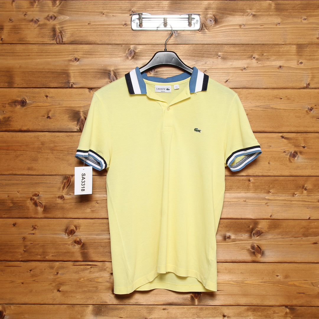 Lacoste Polo Slim Fit Gialla Taglia S Uomo