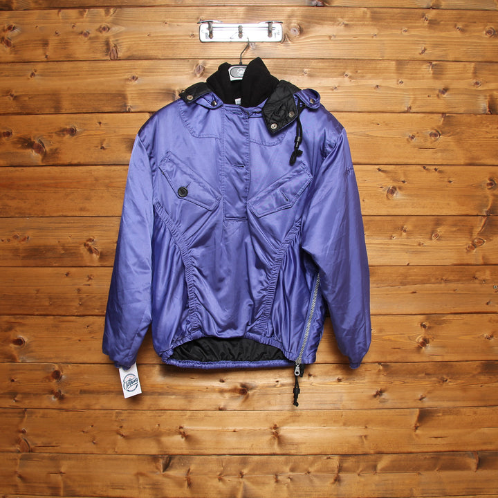 Sergio Tacchini Giacca Oversize Vintage 80' Viola Taglia 46 Unisex