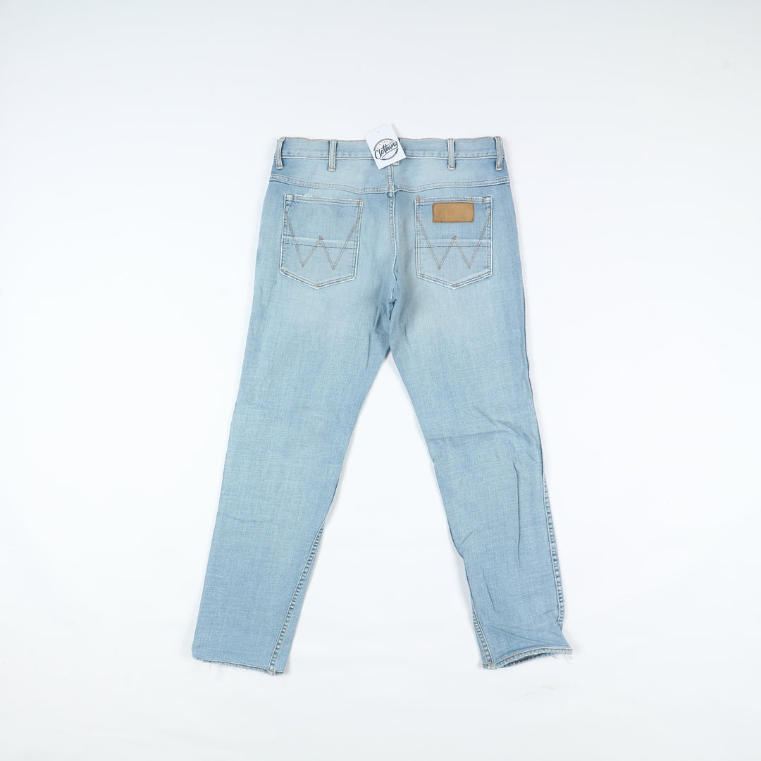 Wrangler Blue Bell Matt Vintage Jeans Denim W33 L34 Uomo