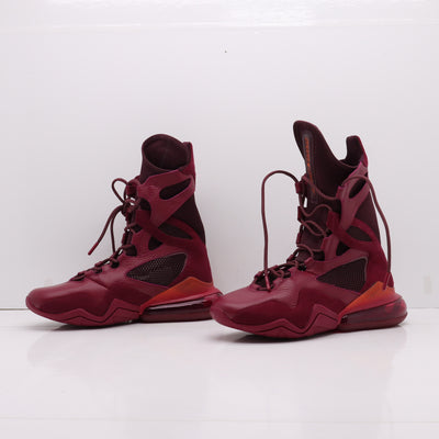 Nike Air Max Box Training Shoes Alte Rosse Eur 41 Donna
