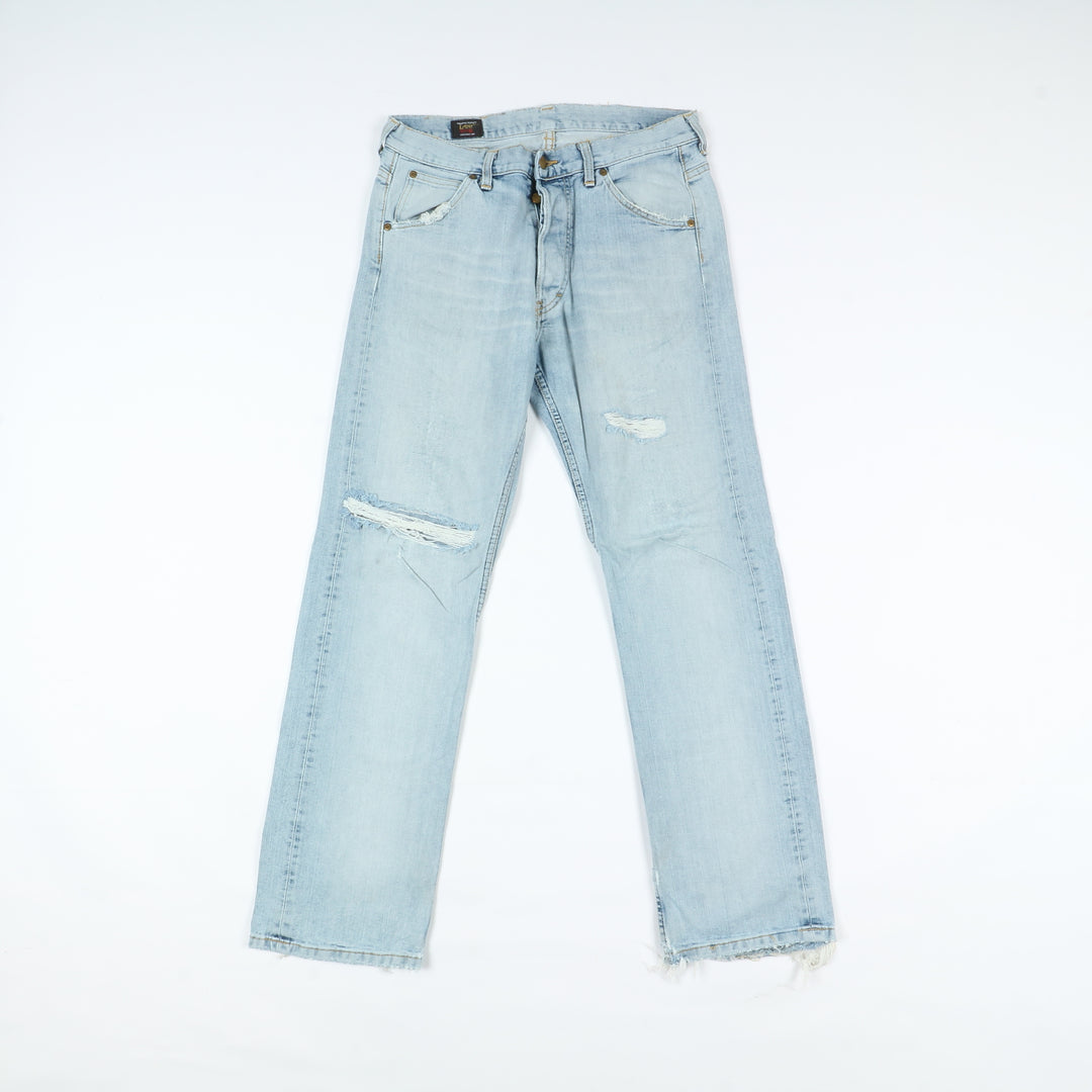 Lee 101B Mezza Cimosa Vintage Jeans Denim W32 L34 Unisex