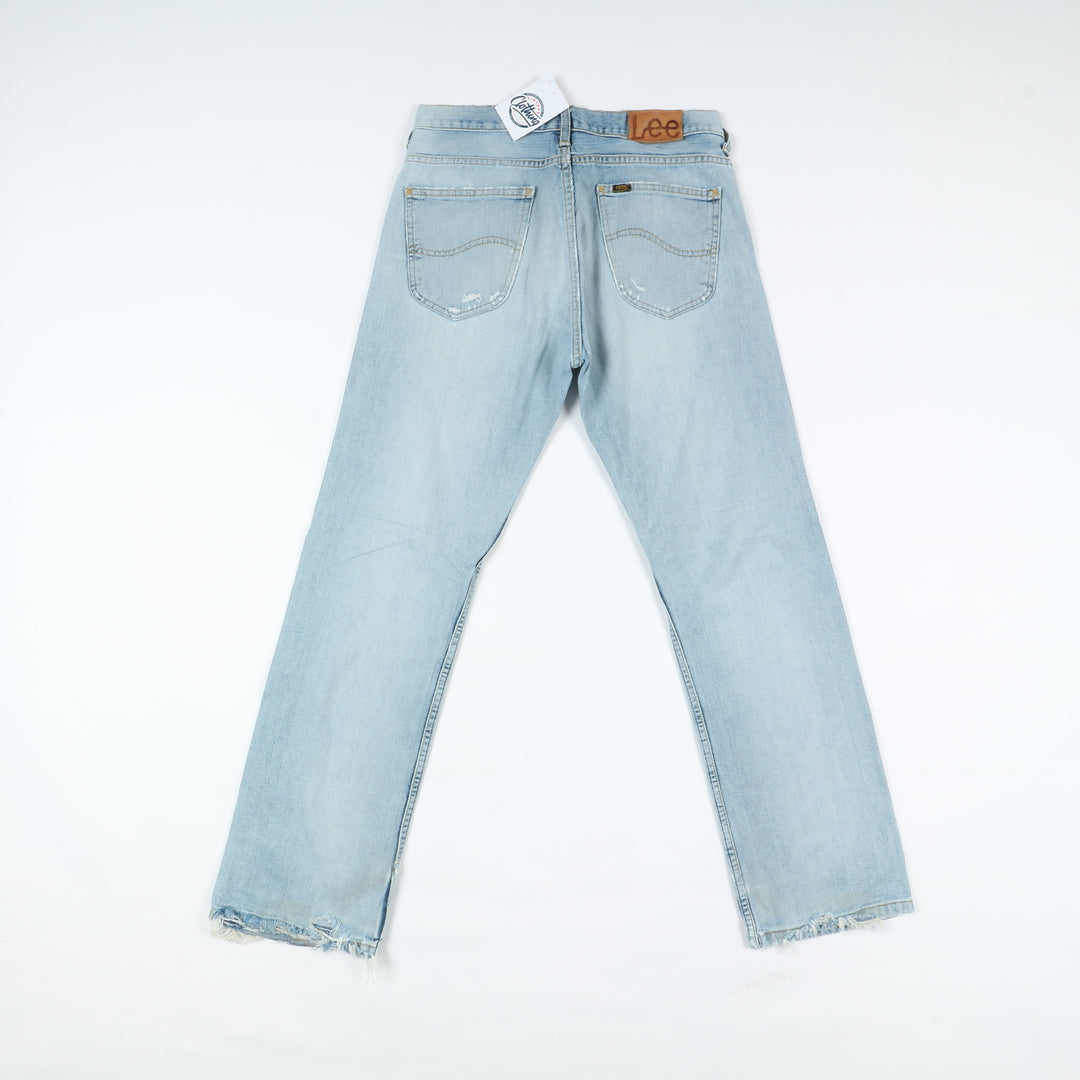 Lee 101B Mezza Cimosa Vintage Jeans Denim W32 L34 Unisex