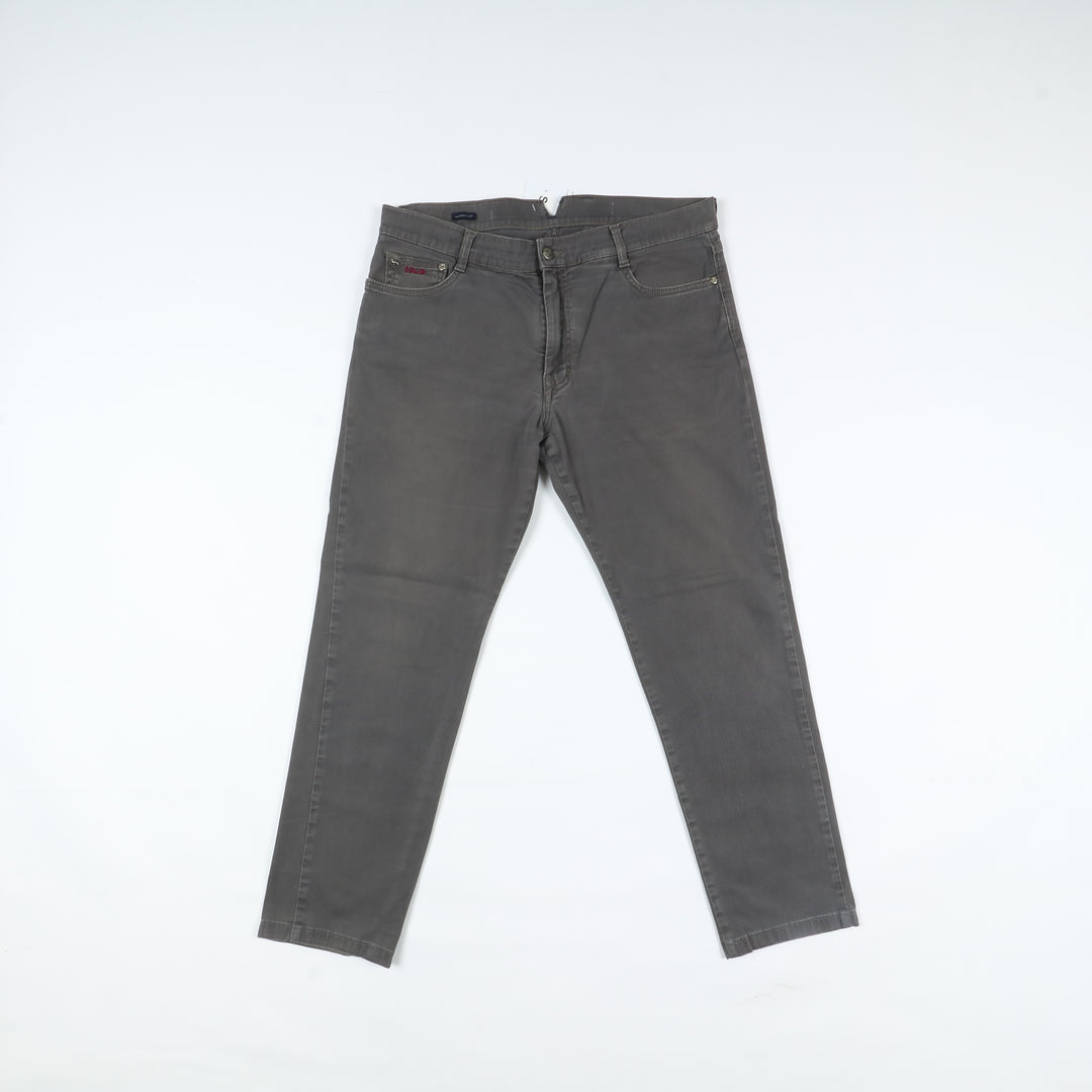 Harmont e Blaine Narrow Fit Jeans Grigio Taglia 54 Uomo