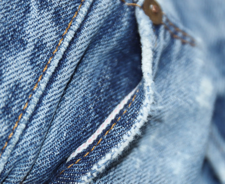 Levi's 501 Big E Rivets Selvedge Vintage Jeans W36 L36 Denim Uomo Made in USA