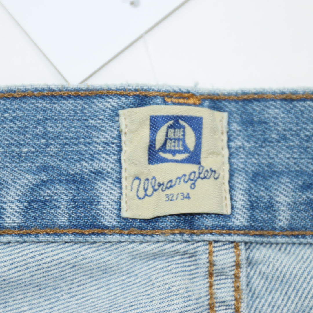 Wrangler Blue Bell Eddy Vintage Jeans Denim W32 L34 Unisex