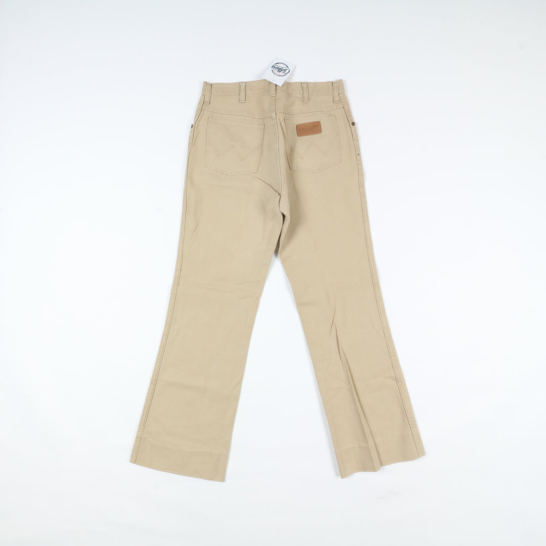Wrangler Blue Bell Bootcut Vintage Beige W33 L36 Unisex