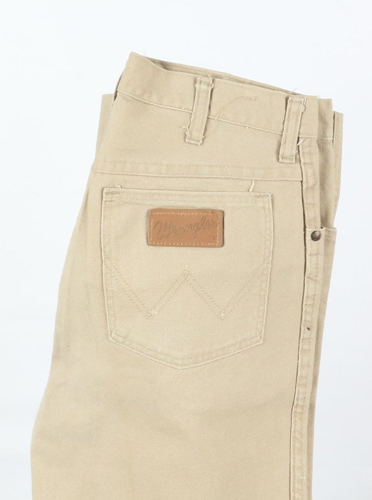 Wrangler Blue Bell Bootcut Vintage Beige W33 L36 Unisex