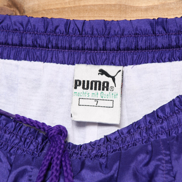 Puma Pantalone Tuta Vintage Viola e Verde Taglia 7 Unisex