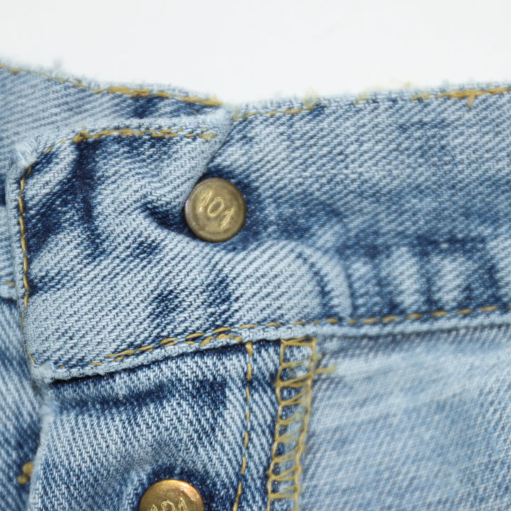 Lee 101B Mezza Cimosa Vintage Jeans Denim W32 L34 Unisex