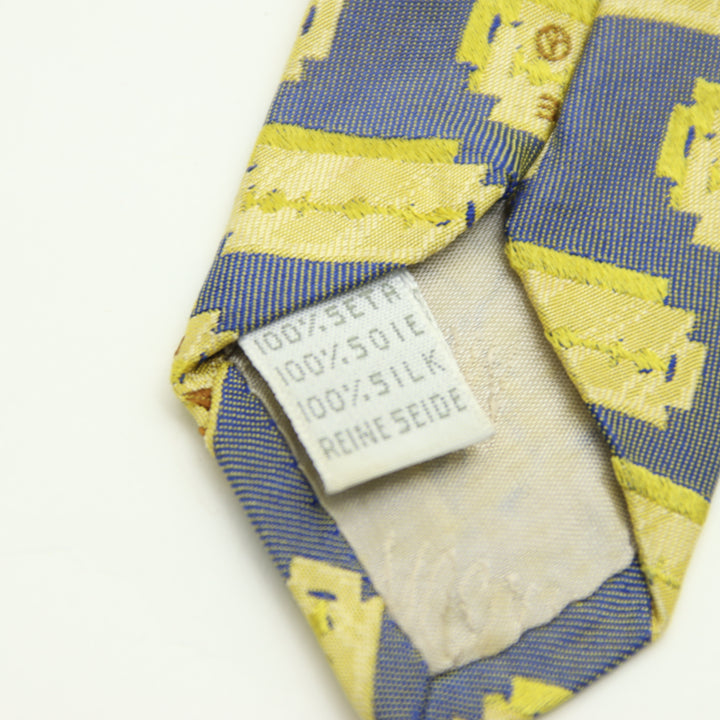 Moschino Cravatta Vintage Grigia in Seta Uomo