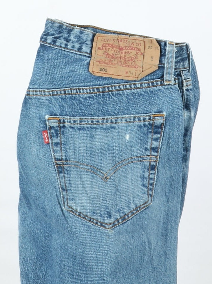 Levi's 501 Selvedge Red Line Vintage Denim W34 L36 cimosa Unisex