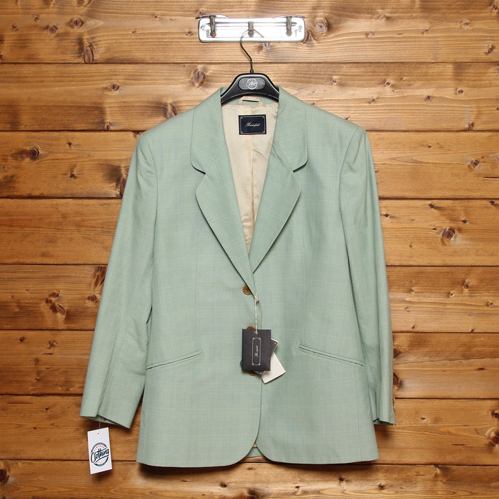 Brooksfield 662 Giacca Blazer Verde Acqua Taglia M/L Donna Deadstock w/Tags