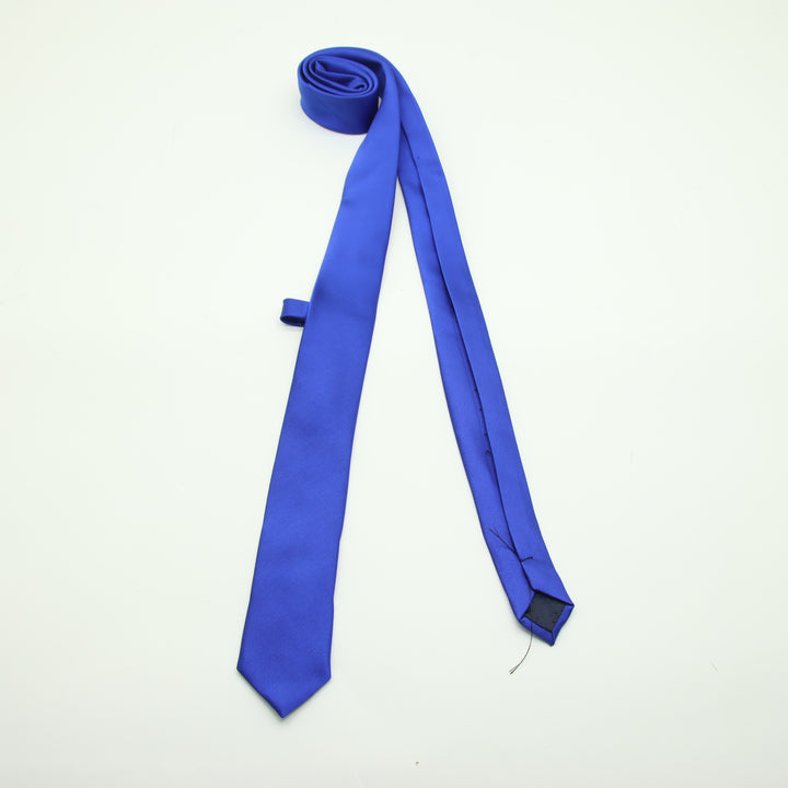 Coveri Collection Cravatta Blu in Seta Uomo