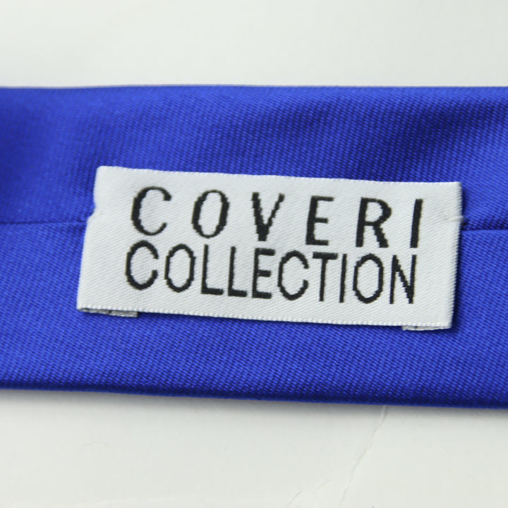 Coveri Collection Cravatta Blu in Seta Uomo