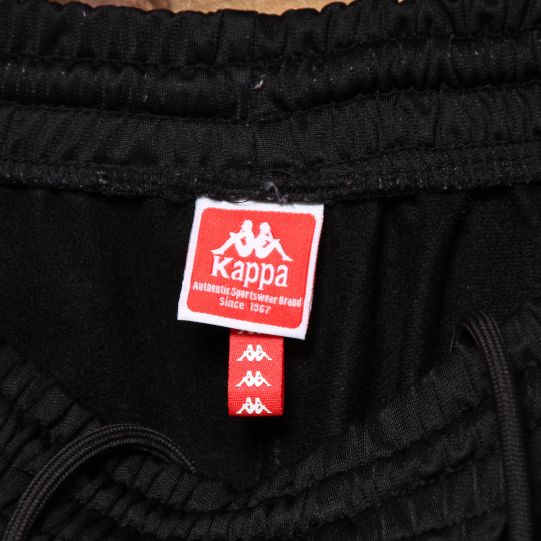 Kappa Pantalone Tuta Nero e Oro Taglia XL Bambino