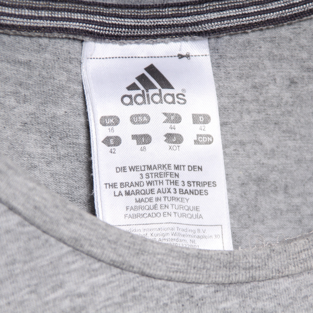 Adidas T-Shirt Grigia Taglia 48 Unisex