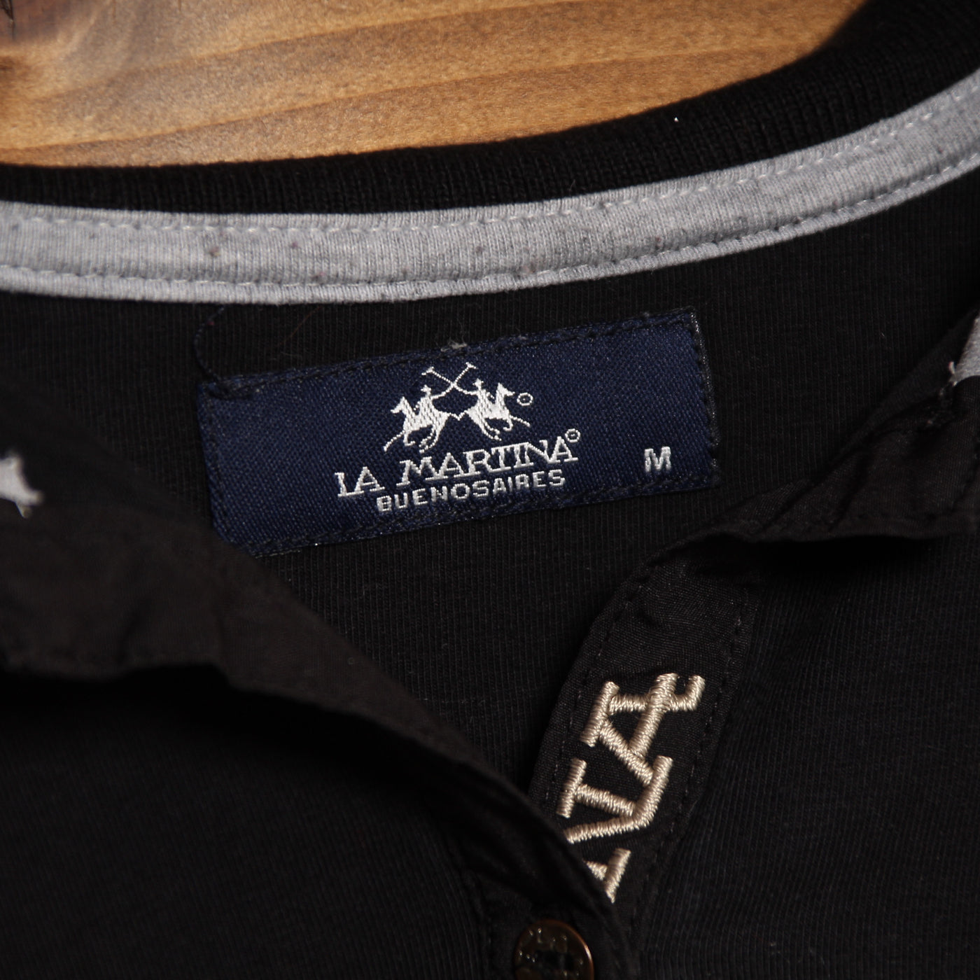 La Martina Buenos Aires Polo Nero Taglia M Donna Vintage