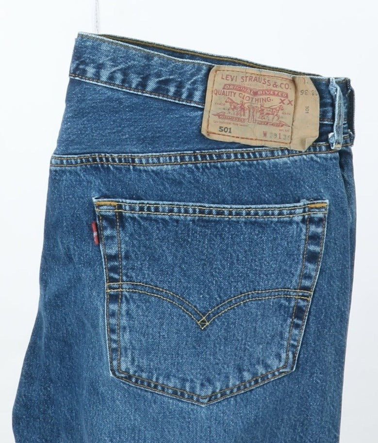 Levi's 501 Selvedge Red Line Denim W38 L36 Uomo Levis cimosa