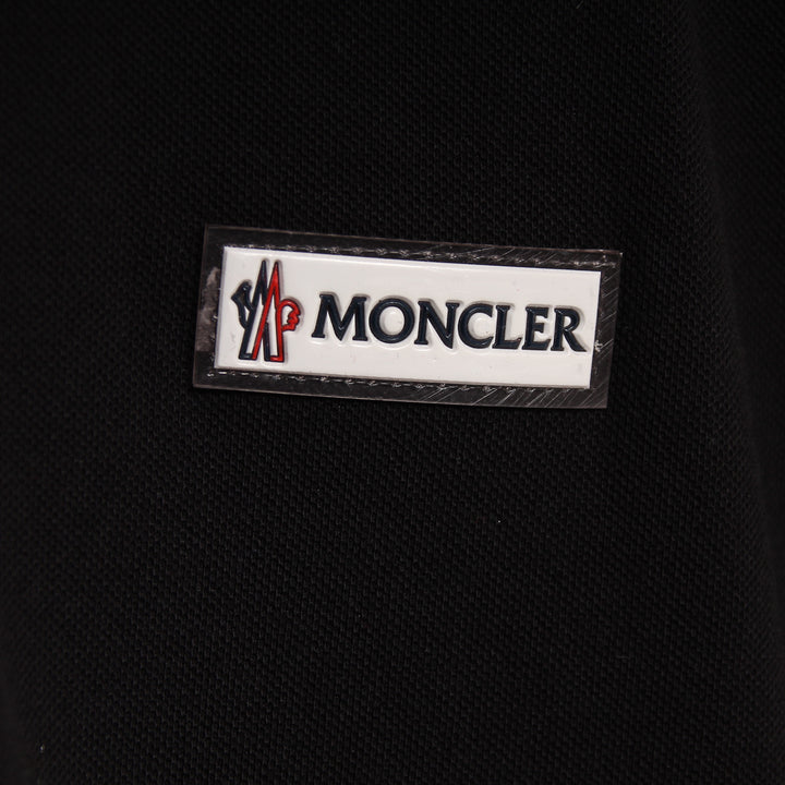 Moncler Polo Nera Taglia XL Uomo