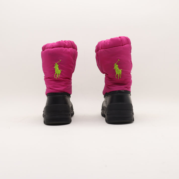 Polo Stivale da Neve Nero e Fucsia EU 32 Bambina