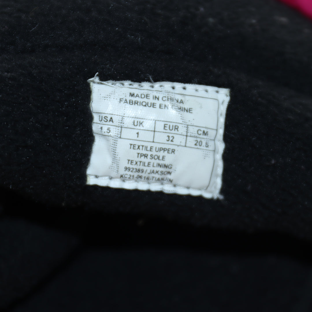 Polo Stivale da Neve Nero e Fucsia EU 32 Bambina