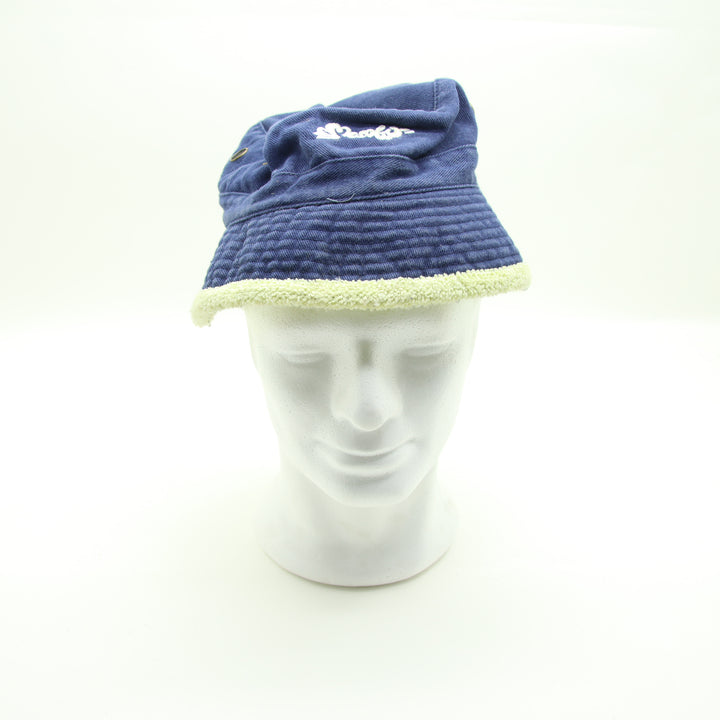 Mambo Cappello da Pescatore in Cotone Blu Unisex