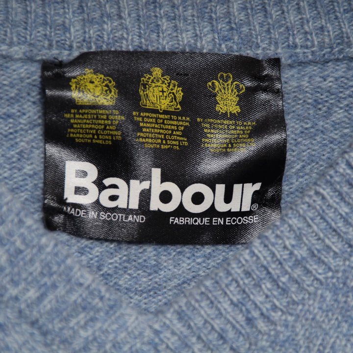 Barbour Maglione Azzurro Taglia C42 Unisex