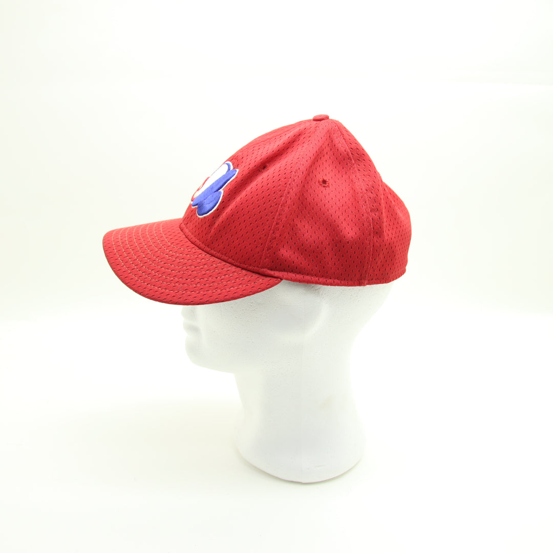 New Era Cappello in Poliestere Rosso Unisex Made in USA