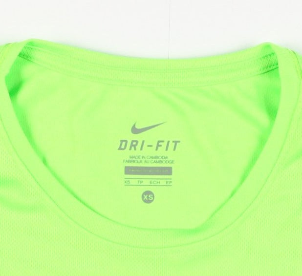 T-Shirt Nike Run Verde Fluo Taglia XS Unisex w/Tags