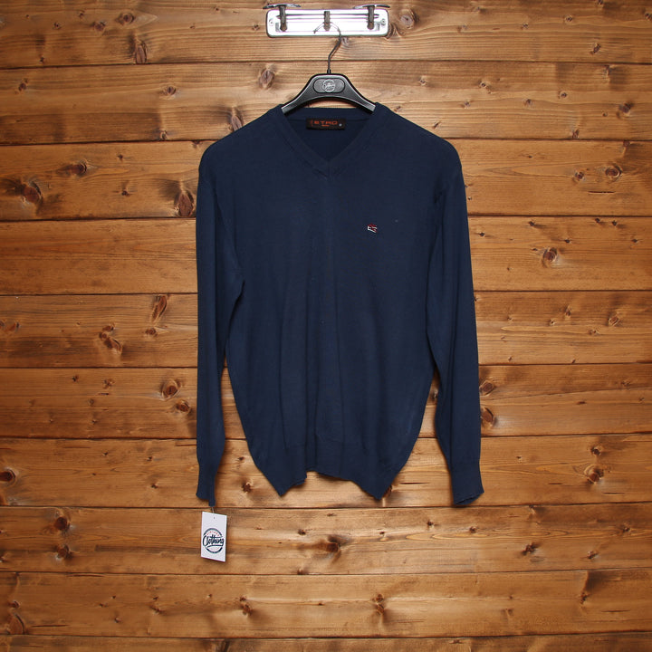 Etro Maglione Blu Taglia M Unisex