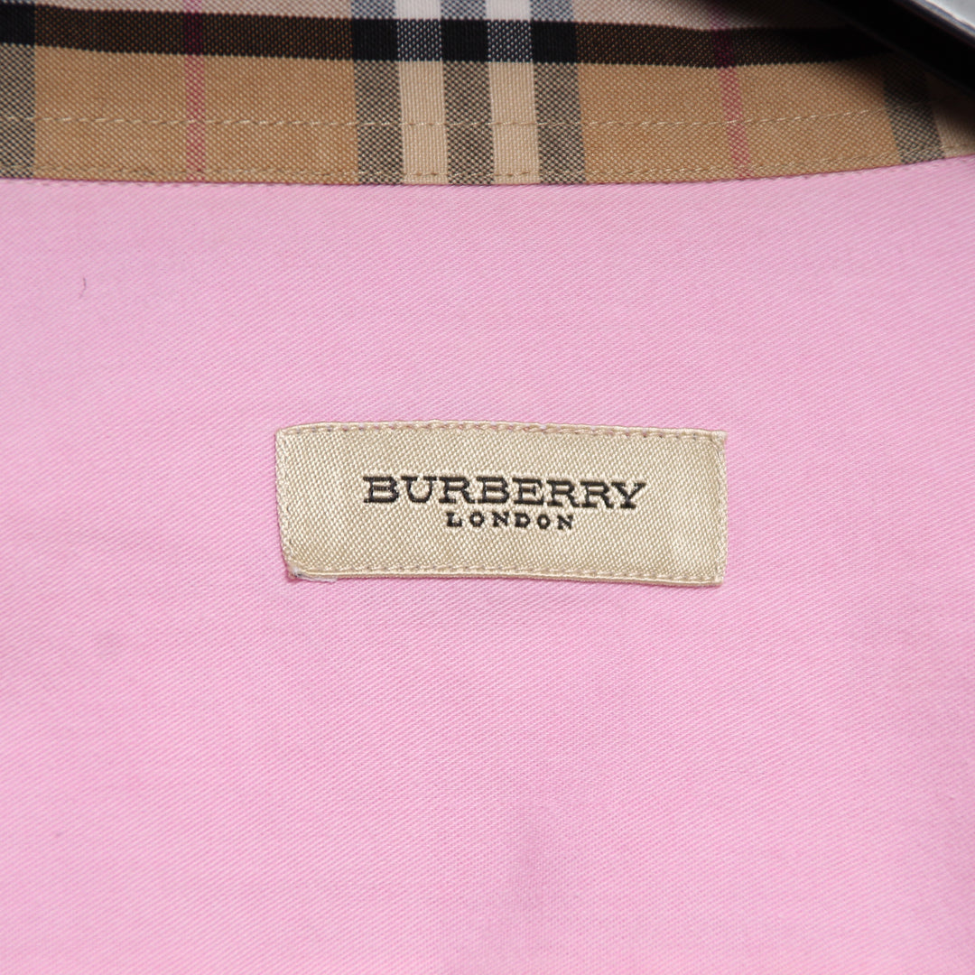 Burberry Brit Camicia Rosa Taglia M Uomo