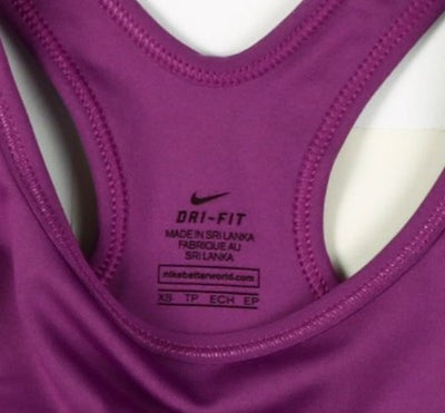 Reggiseno Sportivo Nike Running Viola Taglia XS Donna w/Tags