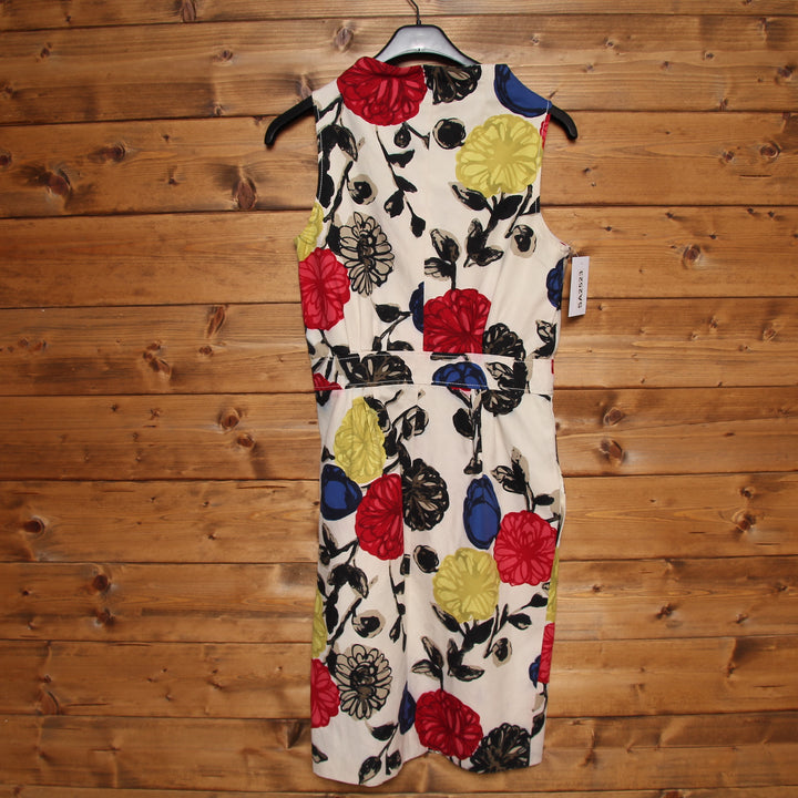 Moschino Cheap and Chic Vestito Bianco a Fiori Taglia 44 Donna