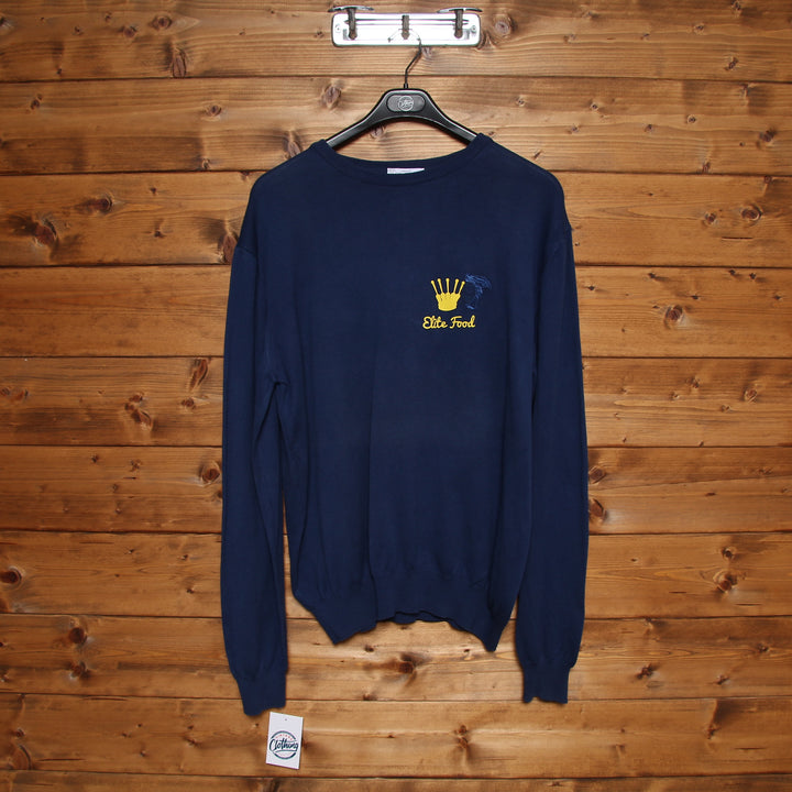 Versace Collection Maglione Blu Taglia 3XL Uomo