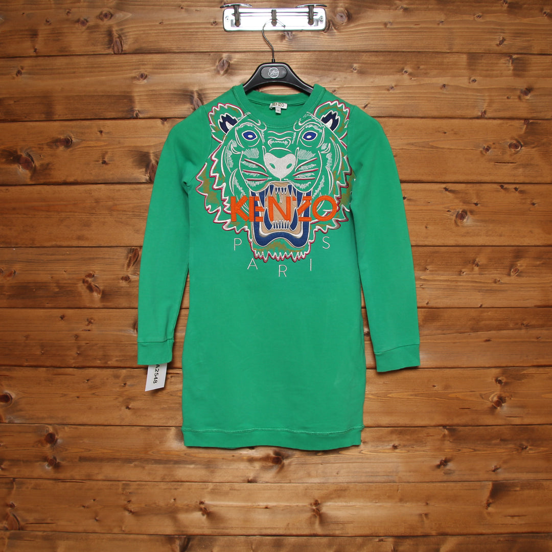 Kenzo Kids Felpa Verde Taglia 14A Bambino