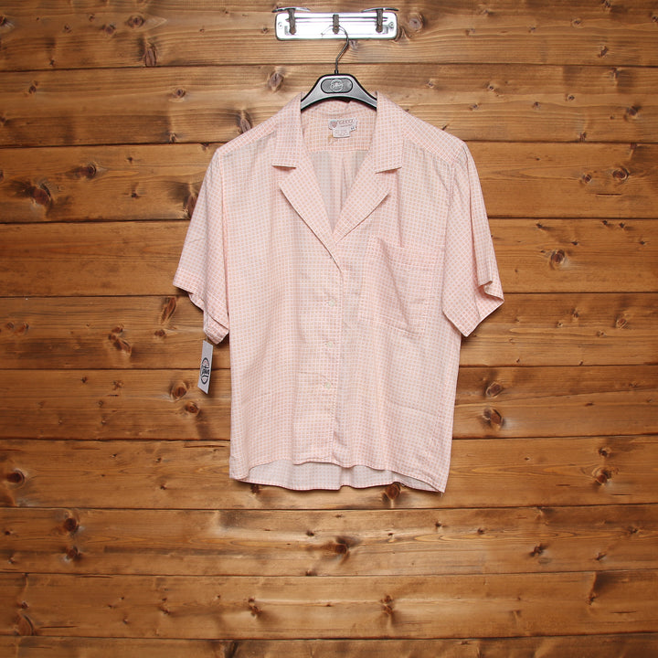 Gucci Camicia Vintage Rosa a Quadri Taglia 44 Uomo